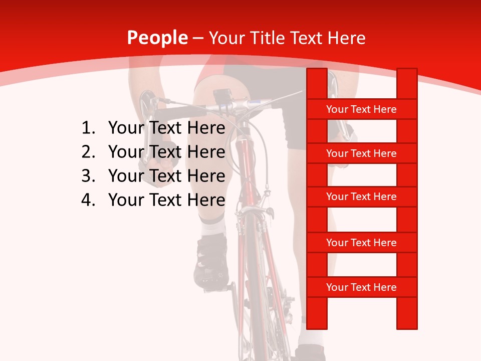 Sportsman Champion Run PowerPoint Template