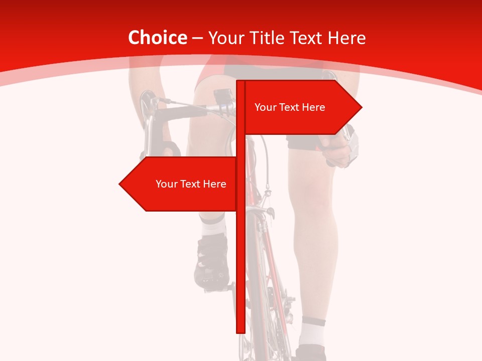 Sportsman Champion Run PowerPoint Template