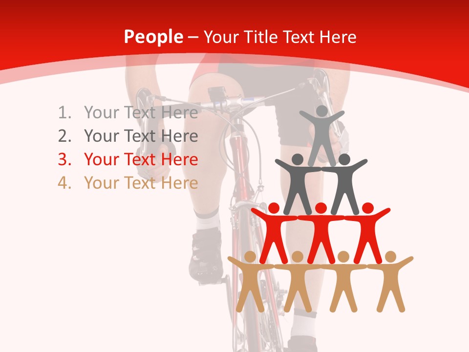 Sportsman Champion Run PowerPoint Template