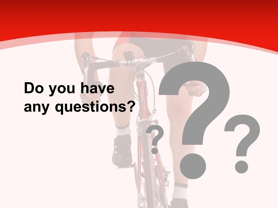 Sportsman Champion Run PowerPoint Template