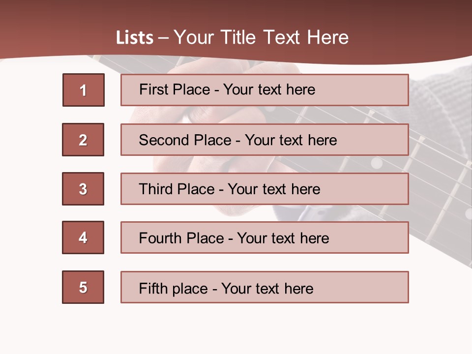 Concert Concept Roll PowerPoint Template