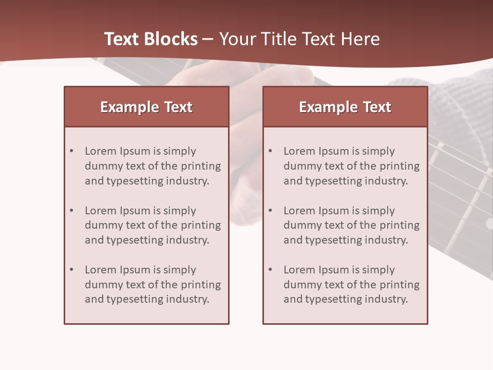 Concert Concept Roll PowerPoint Template