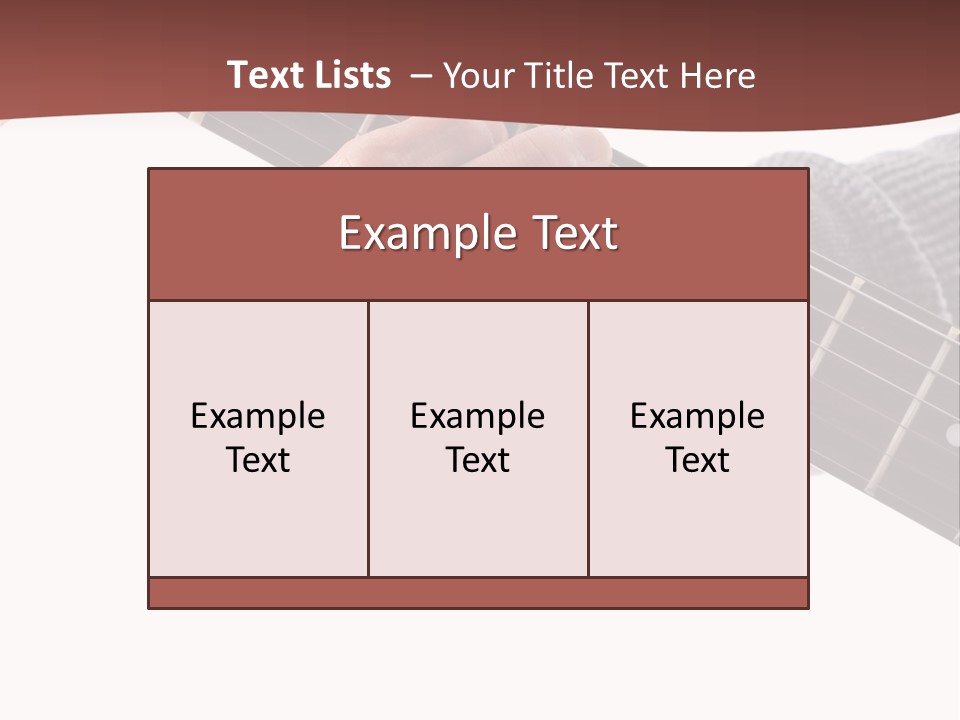 Concert Concept Roll PowerPoint Template