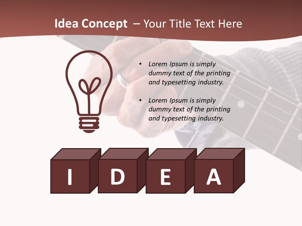 Concert Concept Roll PowerPoint Template