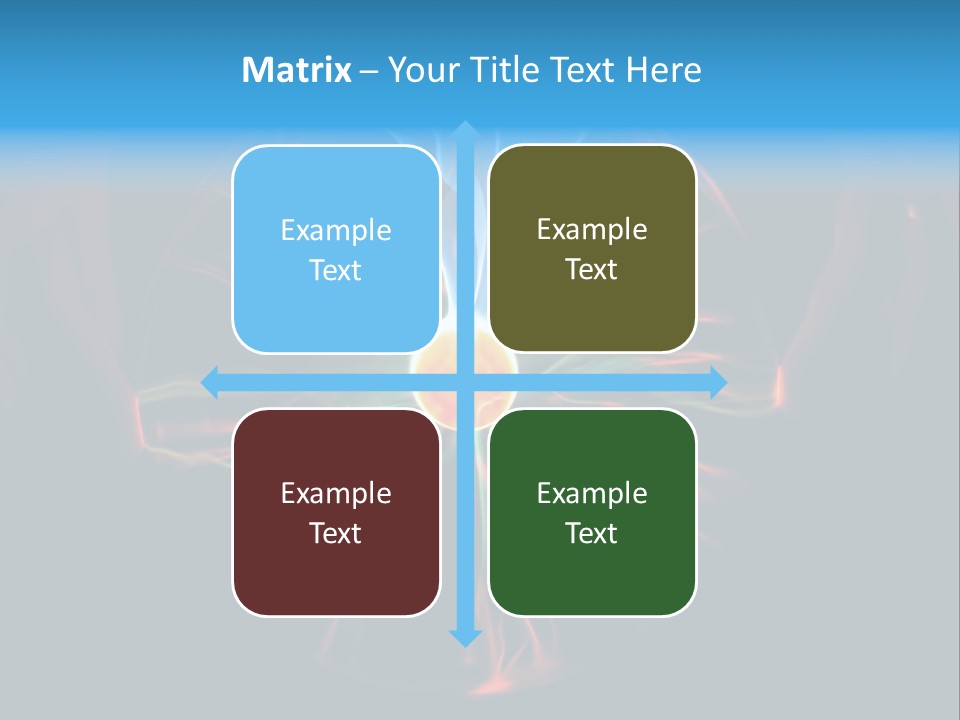 Connection Illumination Future PowerPoint Template