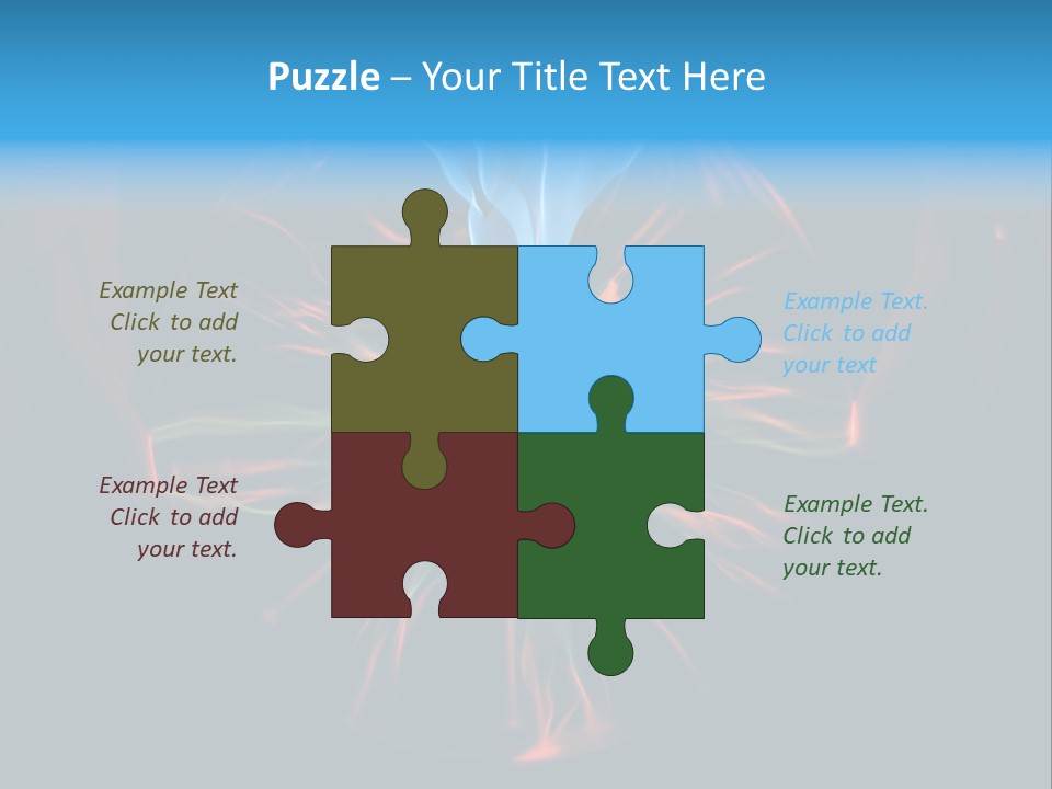 Connection Illumination Future PowerPoint Template