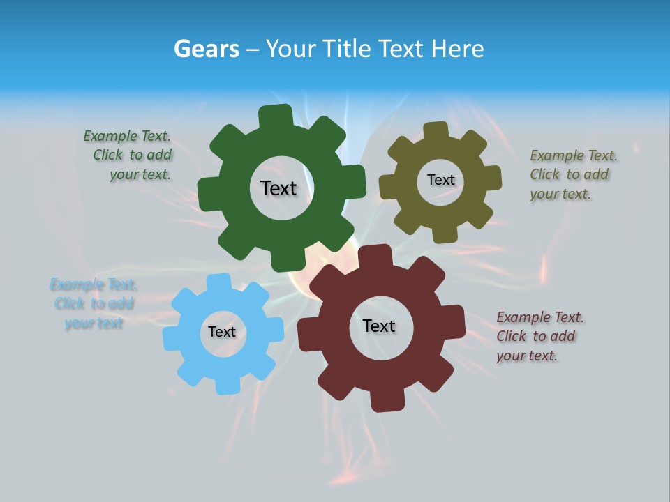 Connection Illumination Future PowerPoint Template