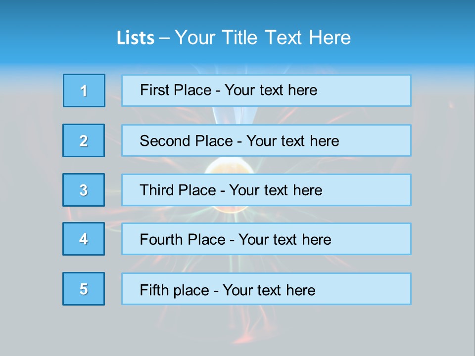 Connection Illumination Future PowerPoint Template