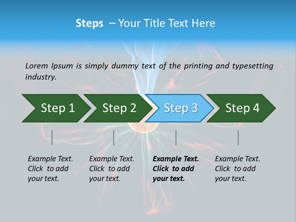 Connection Illumination Future PowerPoint Template