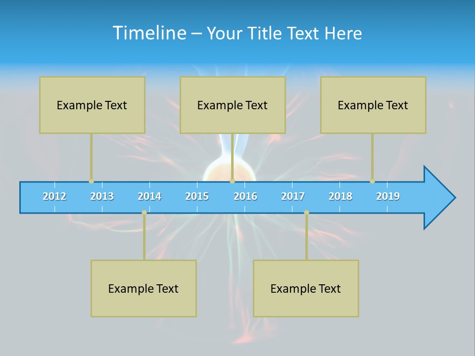 Connection Illumination Future PowerPoint Template