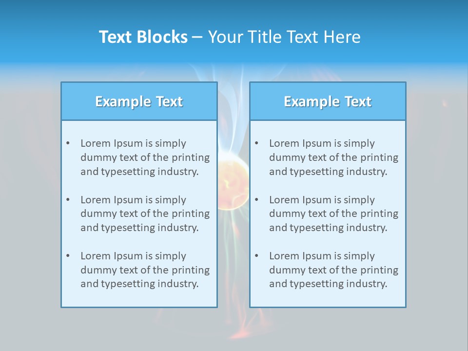 Connection Illumination Future PowerPoint Template