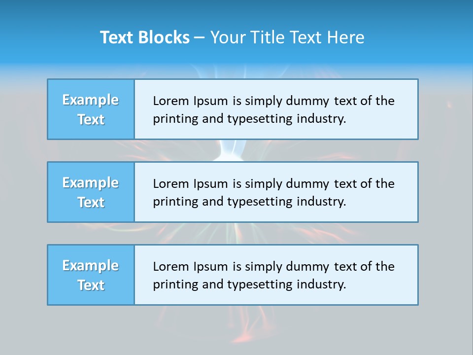 Connection Illumination Future PowerPoint Template