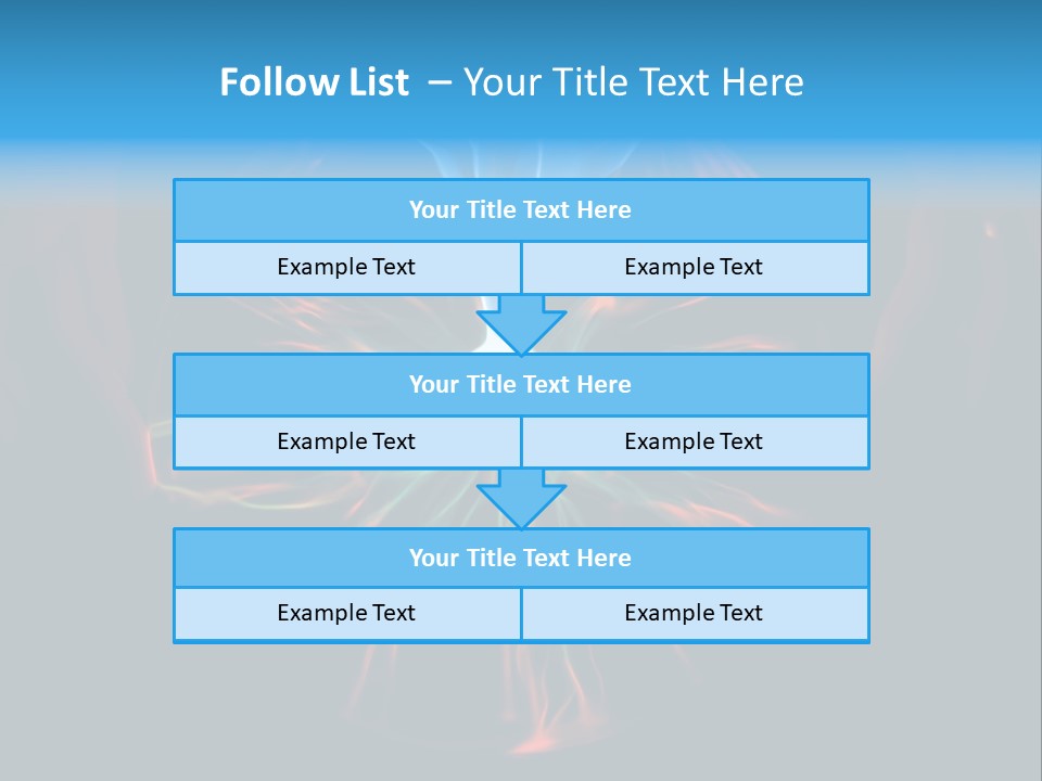 Connection Illumination Future PowerPoint Template