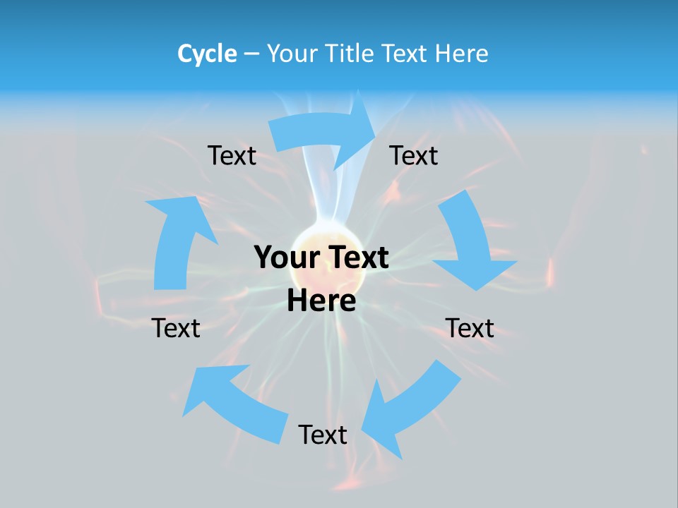 Connection Illumination Future PowerPoint Template