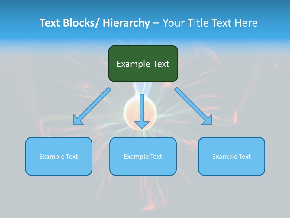 Connection Illumination Future PowerPoint Template