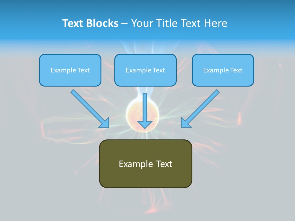 Connection Illumination Future PowerPoint Template
