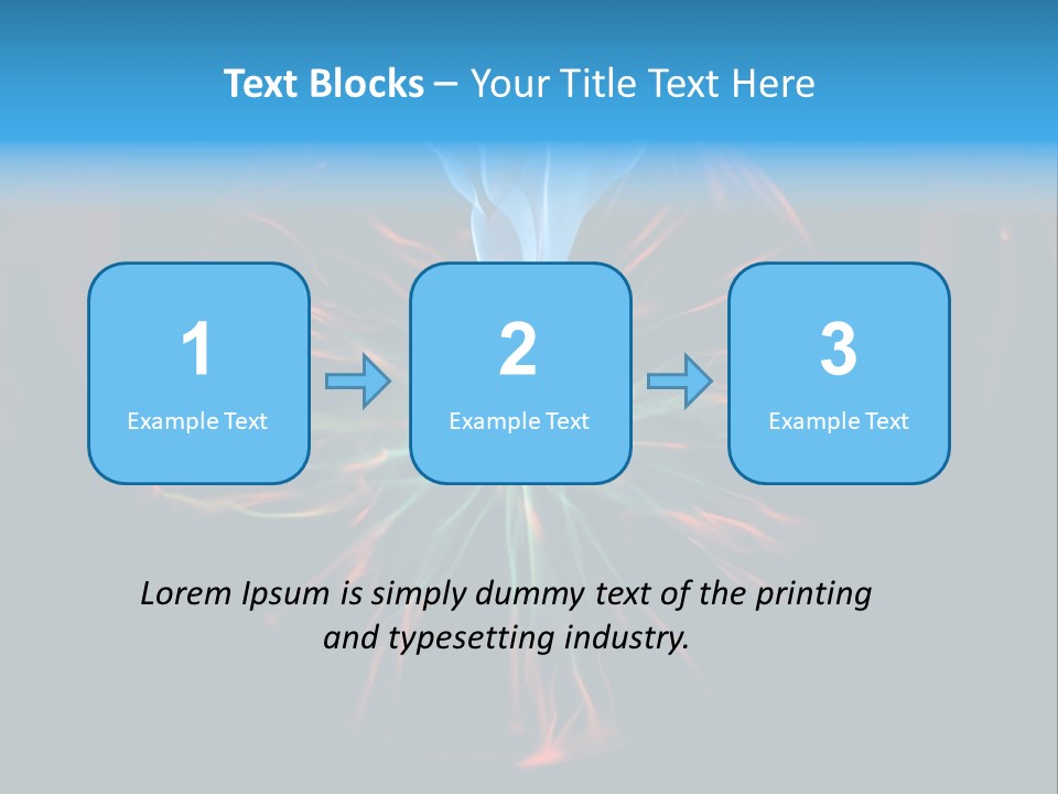 Connection Illumination Future PowerPoint Template