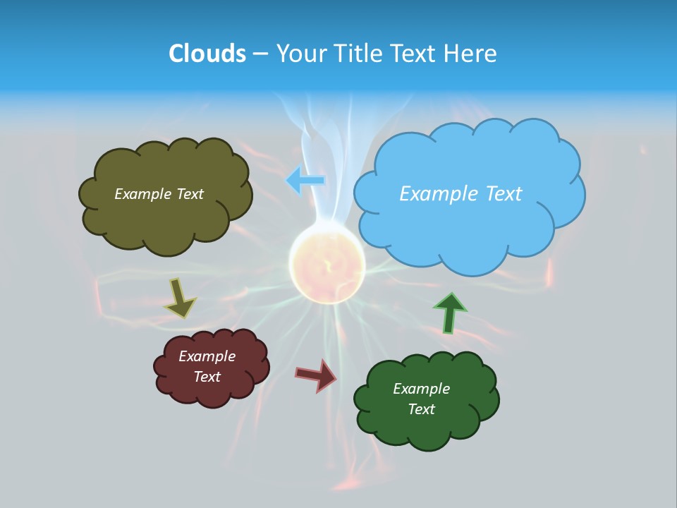 Connection Illumination Future PowerPoint Template