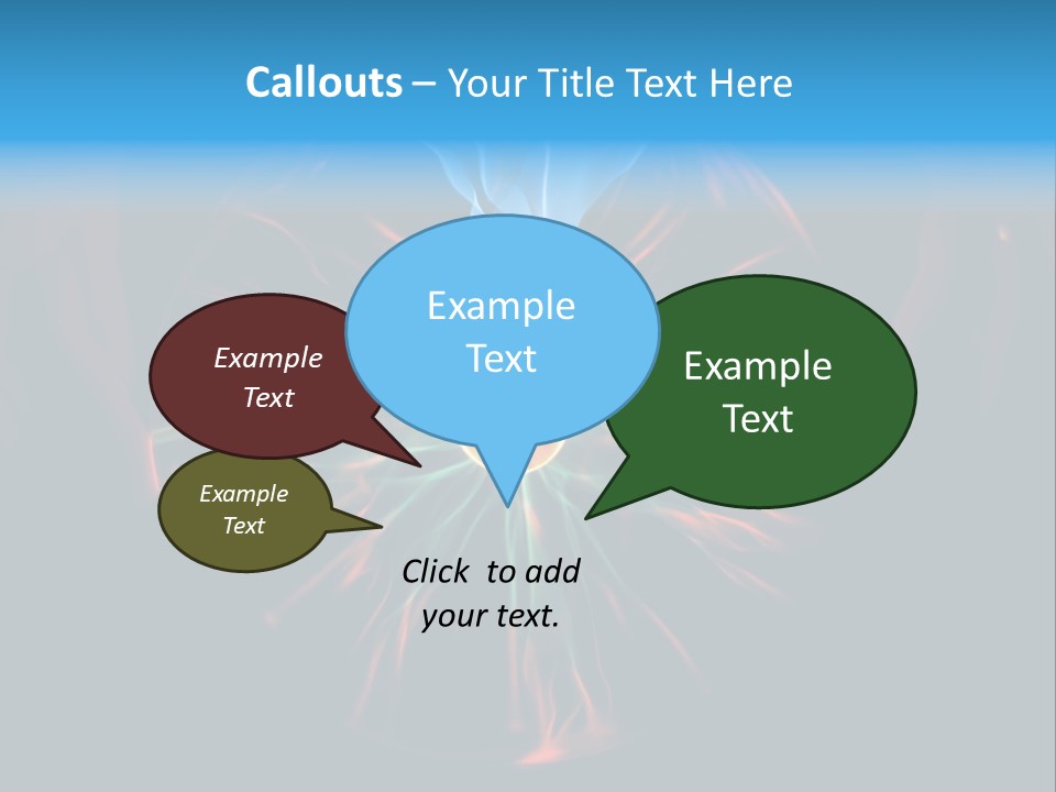 Connection Illumination Future PowerPoint Template