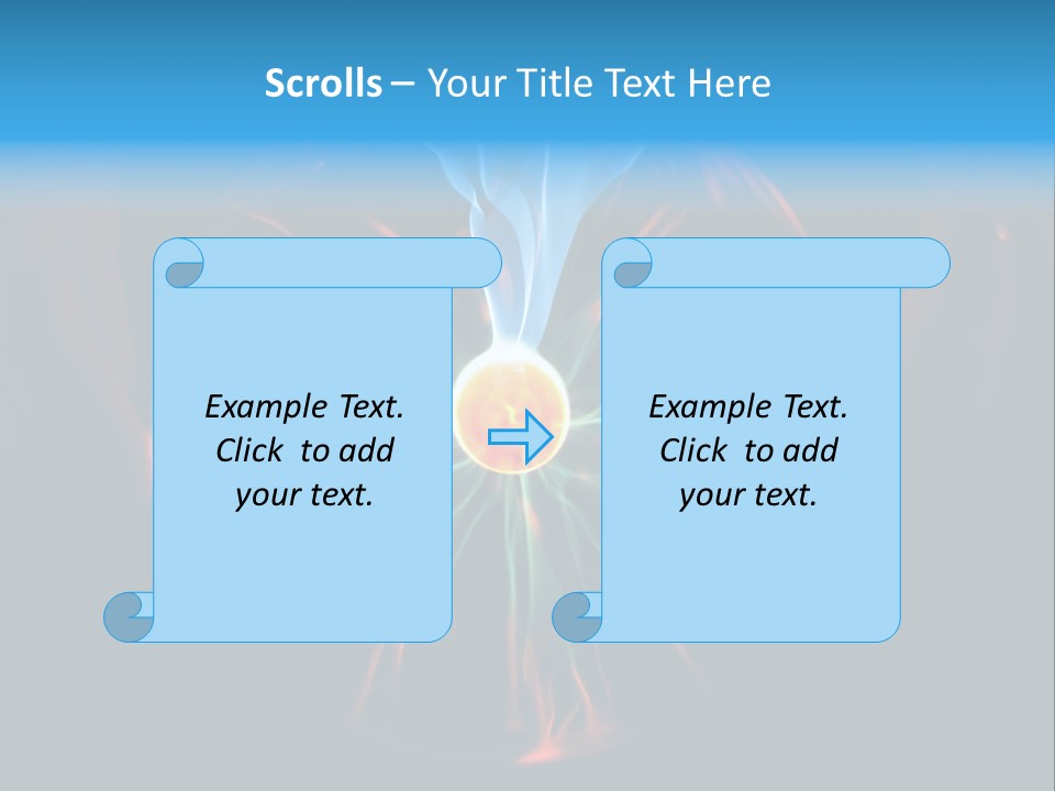 Connection Illumination Future PowerPoint Template