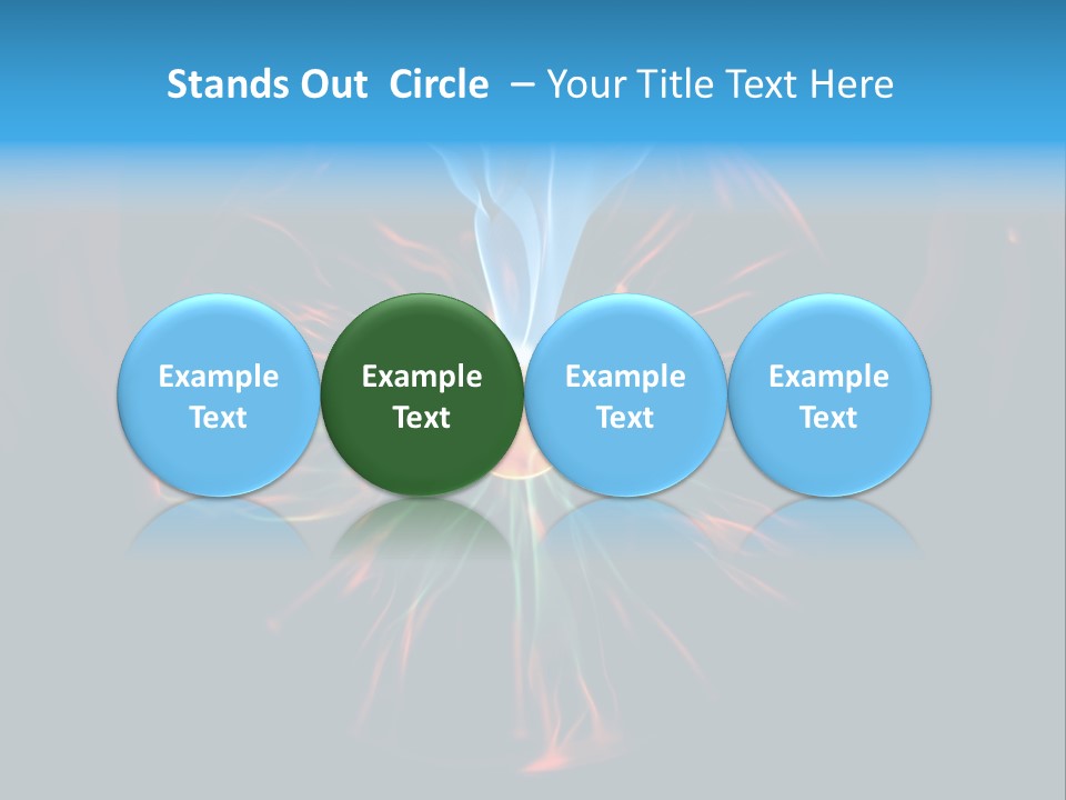 Connection Illumination Future PowerPoint Template