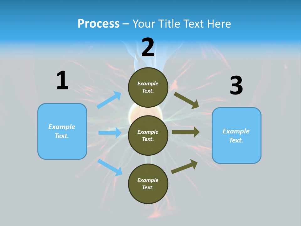 Connection Illumination Future PowerPoint Template