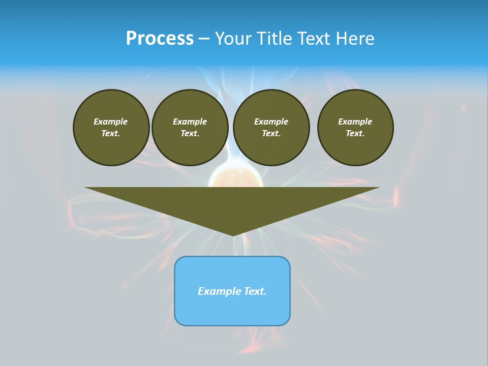 Connection Illumination Future PowerPoint Template