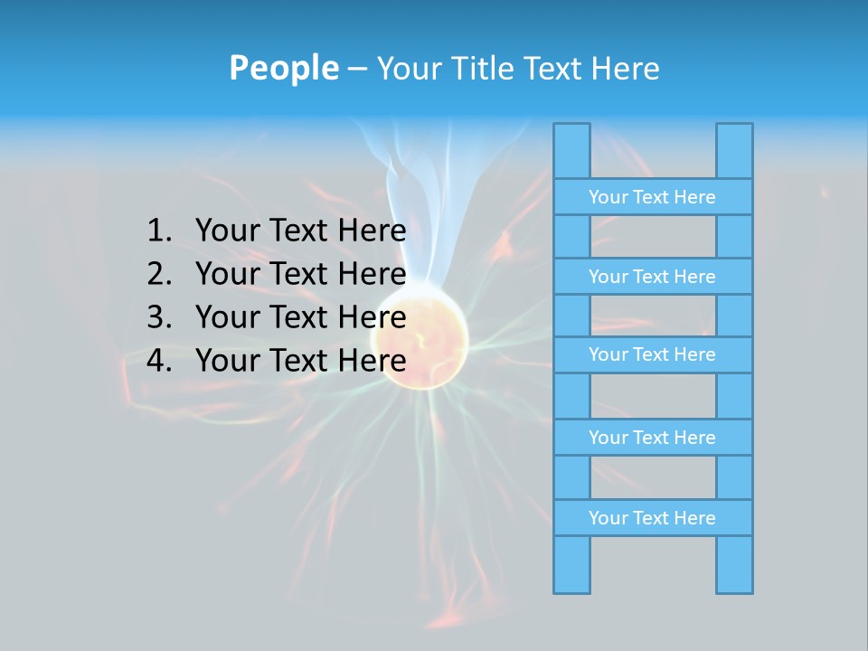 Connection Illumination Future PowerPoint Template