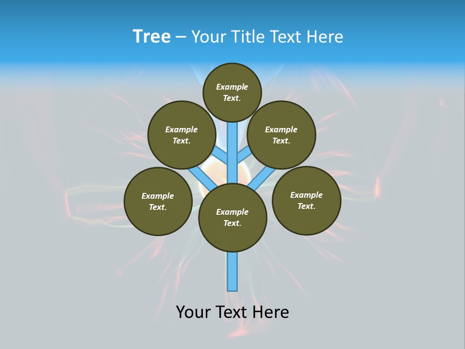 Connection Illumination Future PowerPoint Template