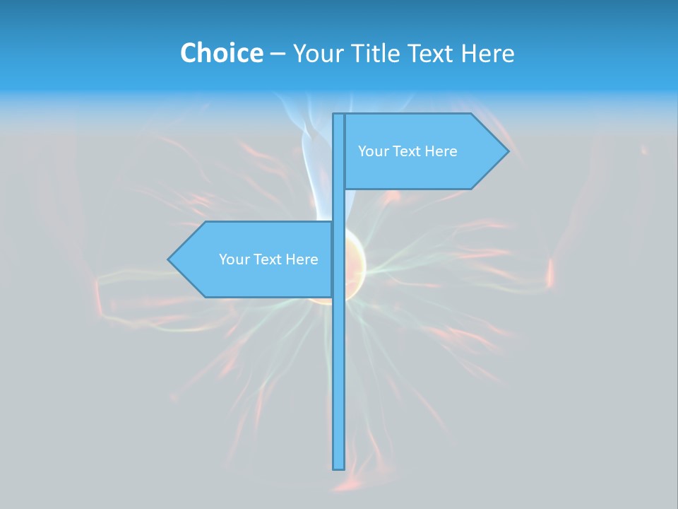 Connection Illumination Future PowerPoint Template