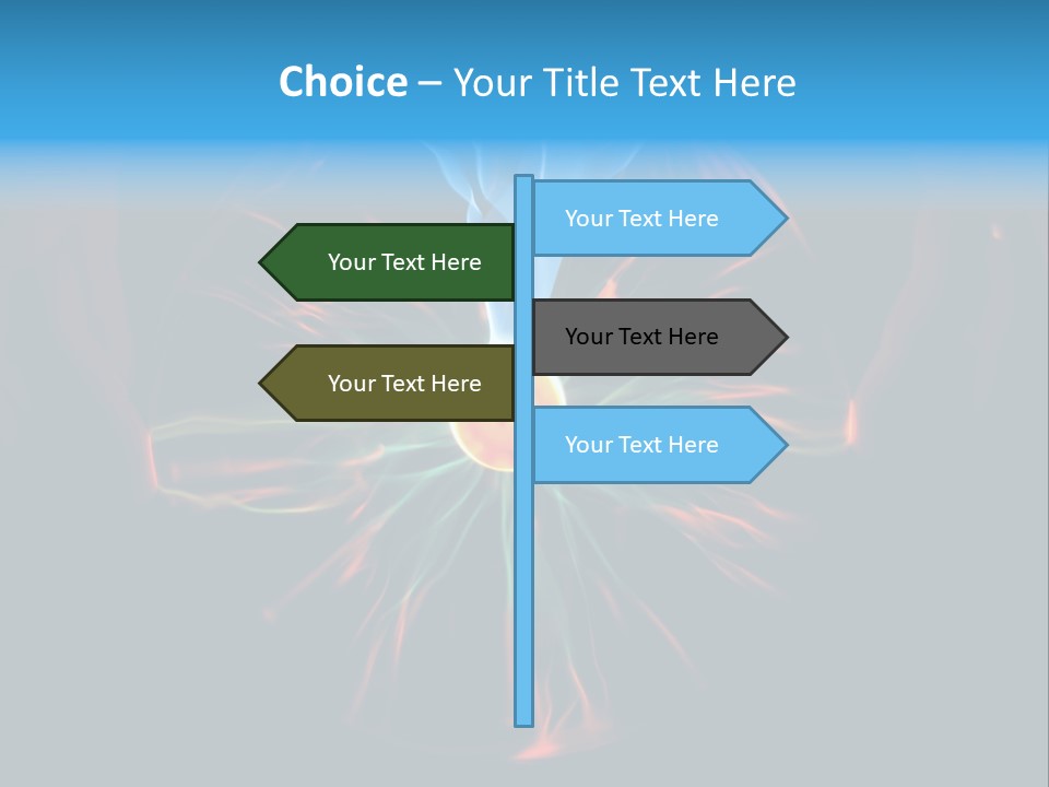 Connection Illumination Future PowerPoint Template