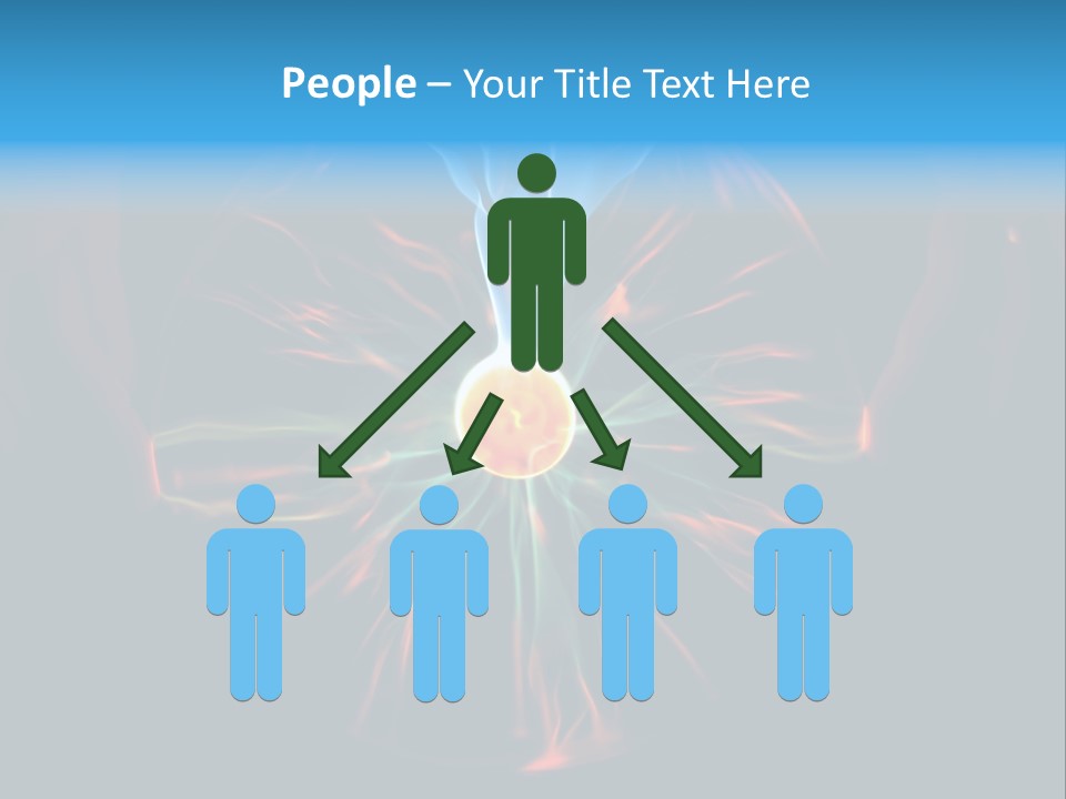 Connection Illumination Future PowerPoint Template