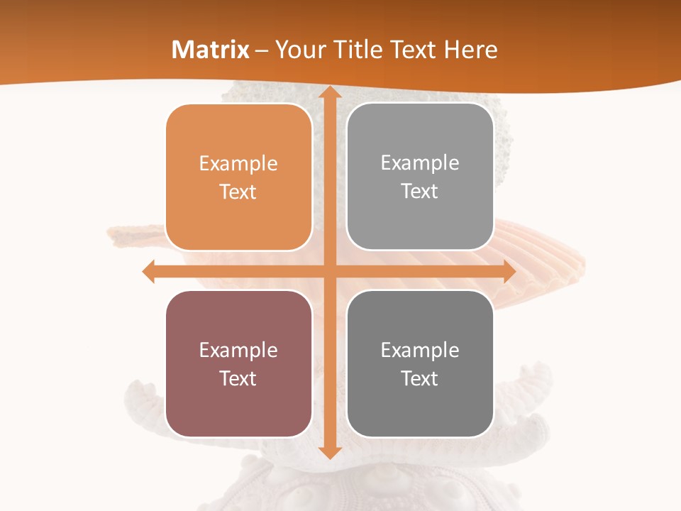 Zen Starfish Art PowerPoint Template