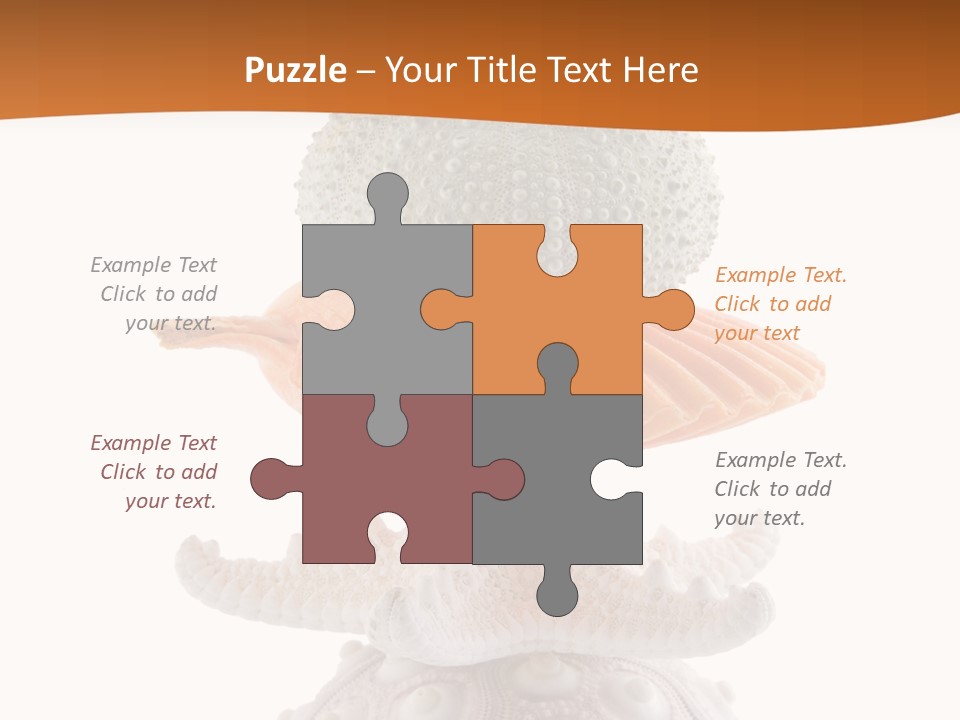 Zen Starfish Art PowerPoint Template