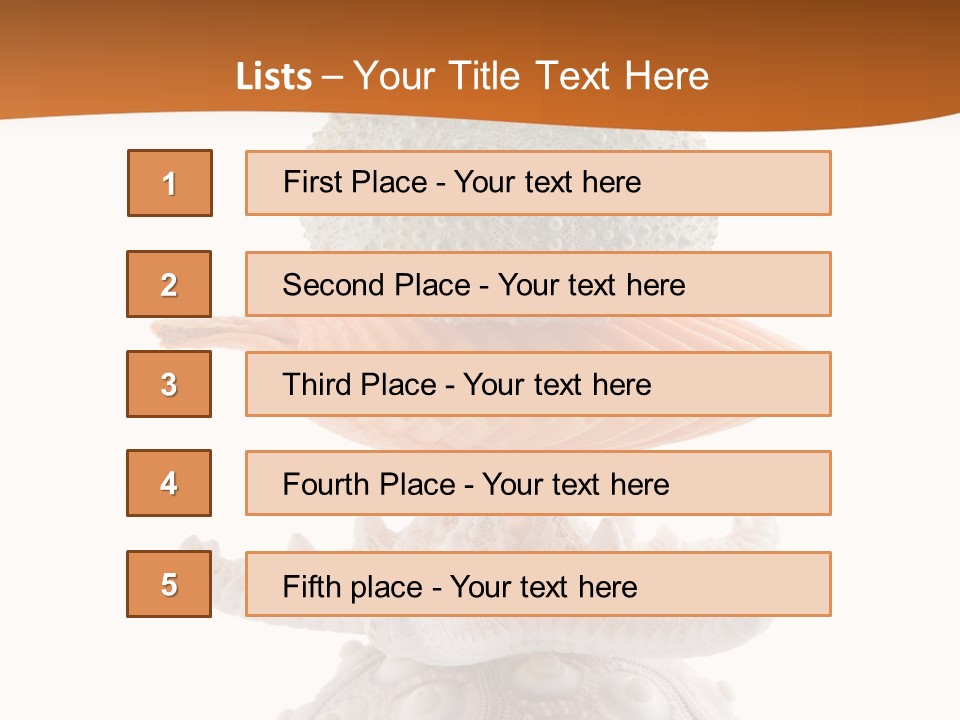 Zen Starfish Art PowerPoint Template