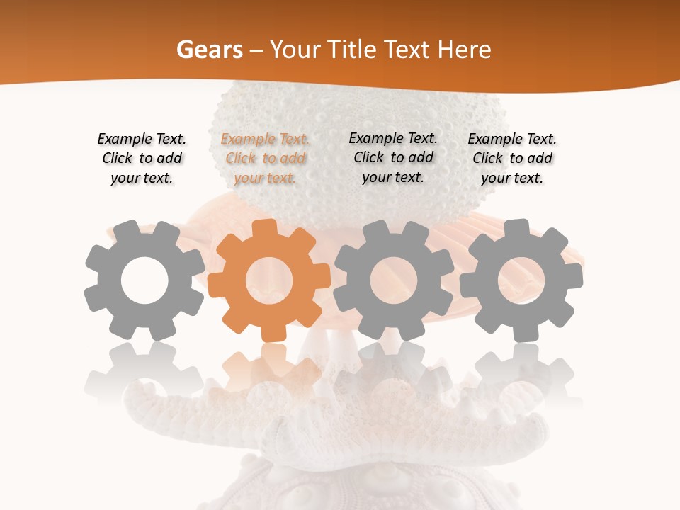 Zen Starfish Art PowerPoint Template