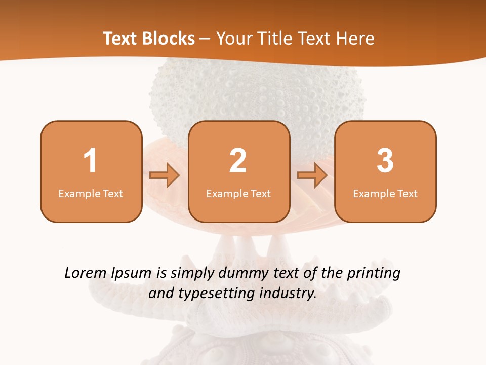 Zen Starfish Art PowerPoint Template