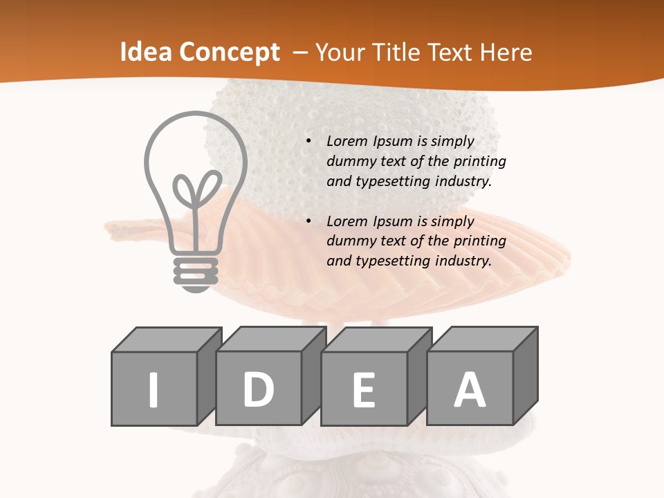 Zen Starfish Art PowerPoint Template