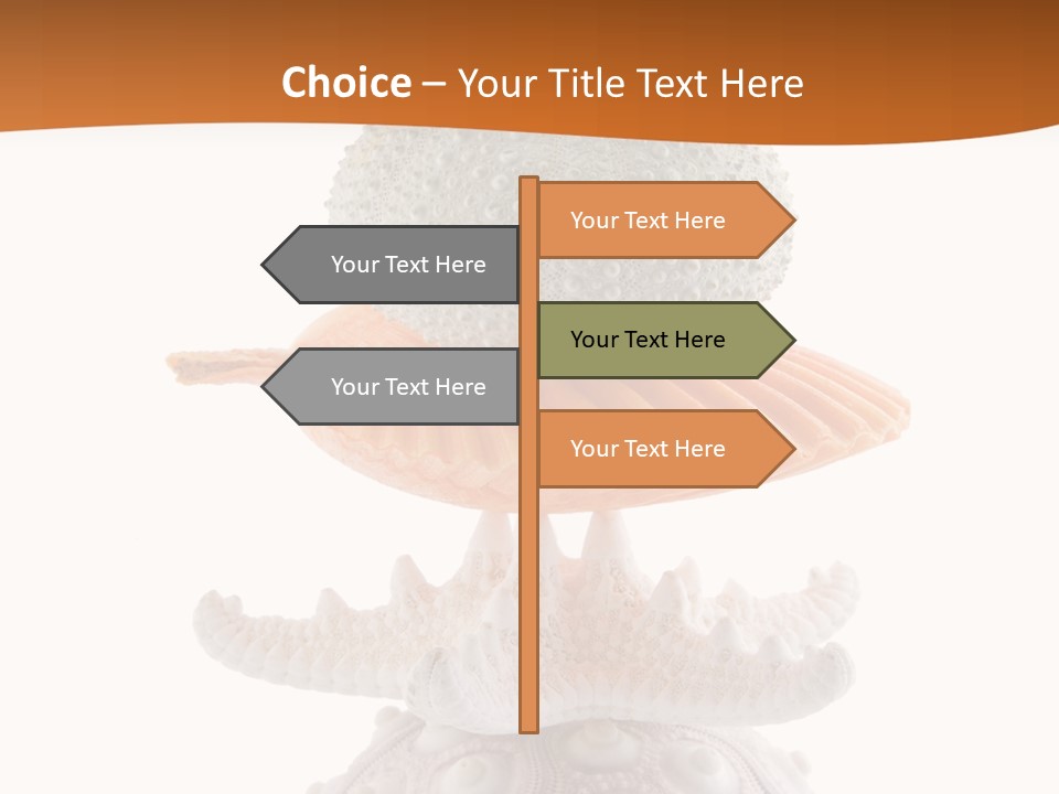 Zen Starfish Art PowerPoint Template