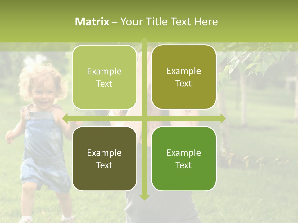 Outdoors Female Bright PowerPoint Template