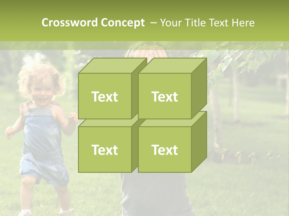 Outdoors Female Bright PowerPoint Template