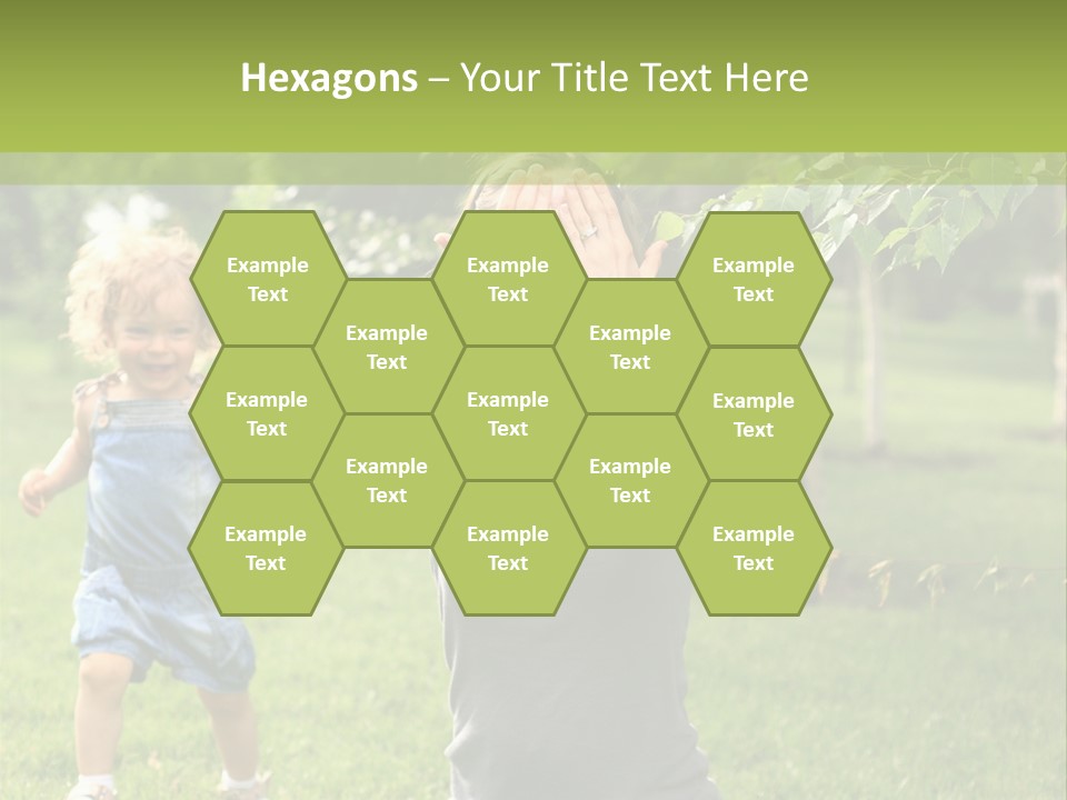 Outdoors Female Bright PowerPoint Template