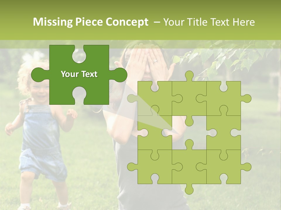 Outdoors Female Bright PowerPoint Template