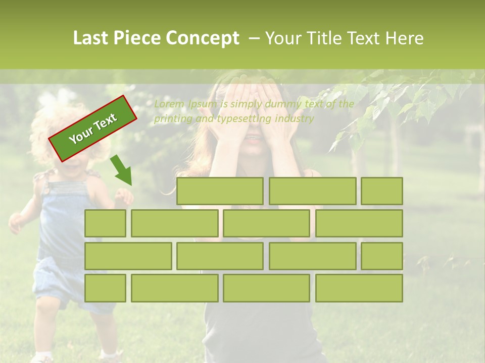 Outdoors Female Bright PowerPoint Template