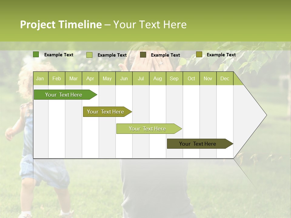 Outdoors Female Bright PowerPoint Template