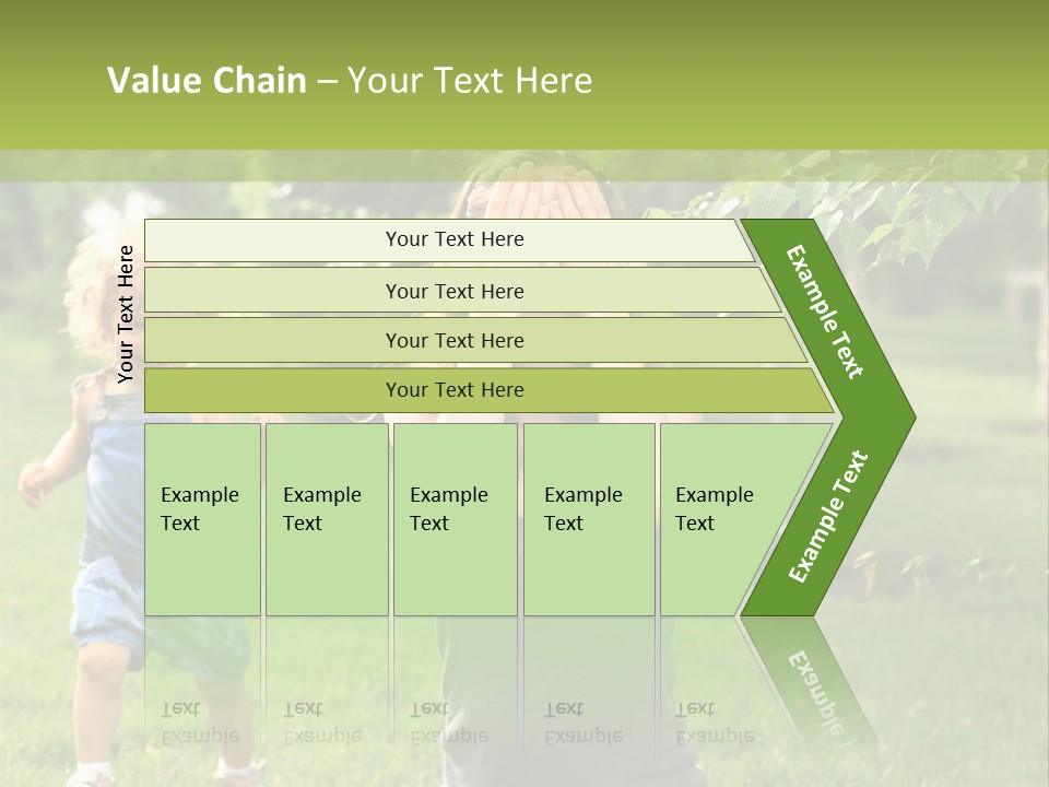 Outdoors Female Bright PowerPoint Template