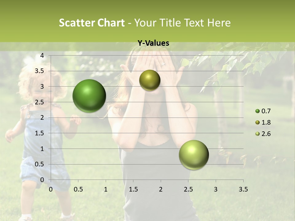 Outdoors Female Bright PowerPoint Template