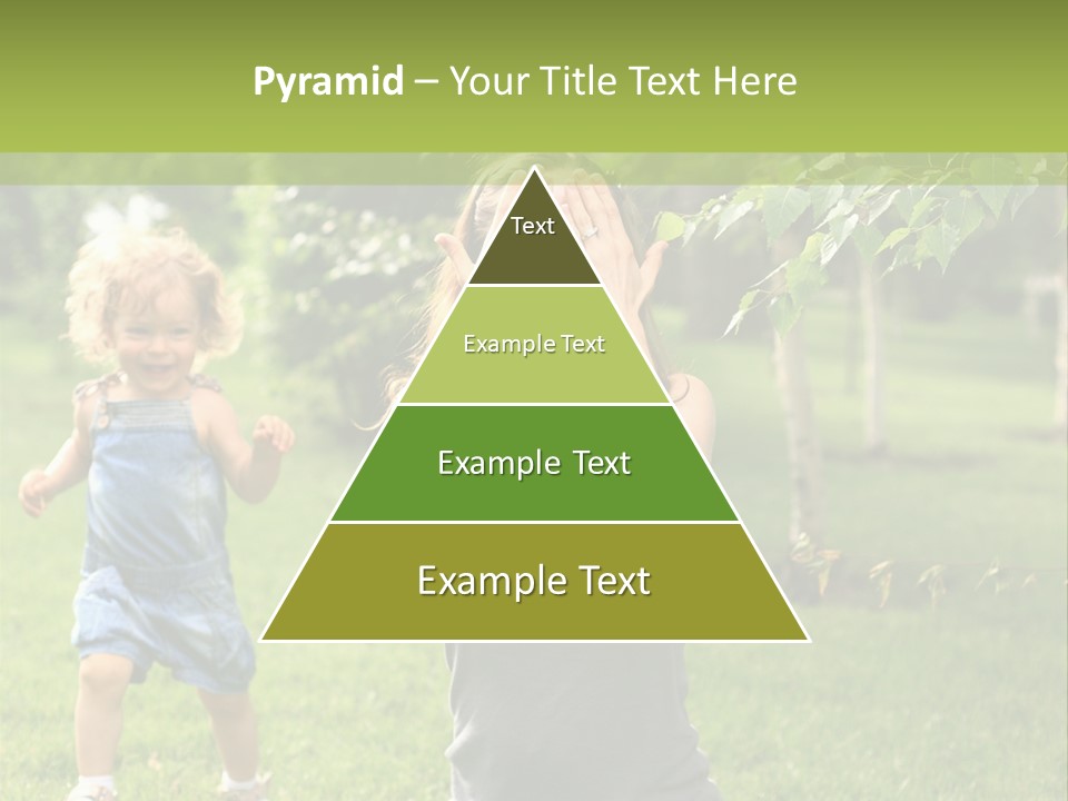 Outdoors Female Bright PowerPoint Template