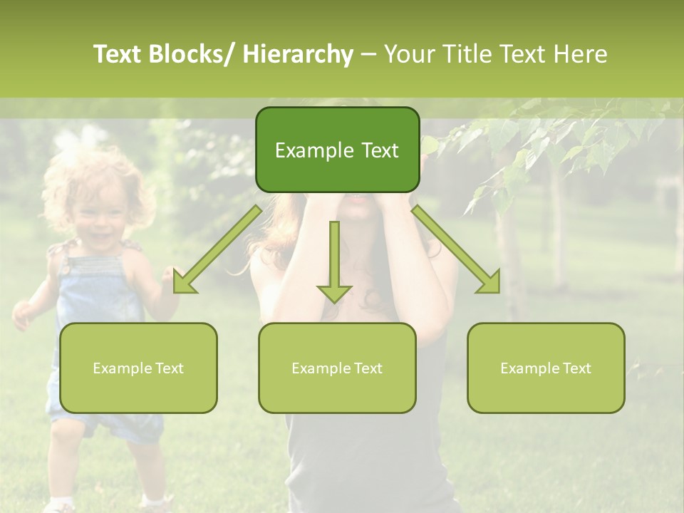 Outdoors Female Bright PowerPoint Template