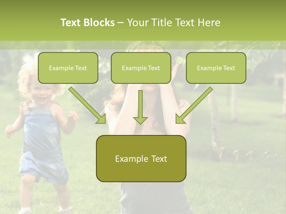 Outdoors Female Bright PowerPoint Template